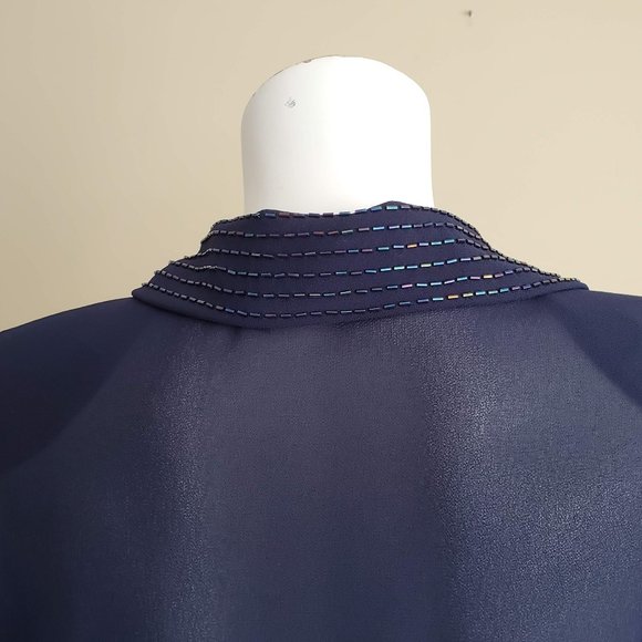 Algo Sheer Navy Blue Jacket - Picture 2 of 9